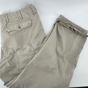 Levi's Cargo Pants Multipocket Military Tactical Men Size 40x30 Beige